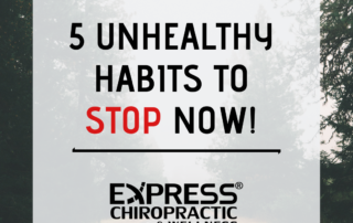 unhealthy habits frisco chiropractor