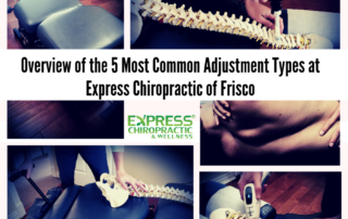 5 most common adjustment types frisco chiropractor